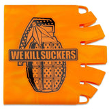 Knuckle Butt Tank Cover - WKS Grenade - Orange Grenade - Paintball - XFactorPaintball.com