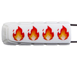 Bayonet Barrel Cover - Fire Emoji White - Paintball - XFactorPaintball.com