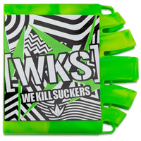 Knuckle Butt Tank Cover - WKS Shred - Lime Shred - Paintball - XFactorPaintball.com