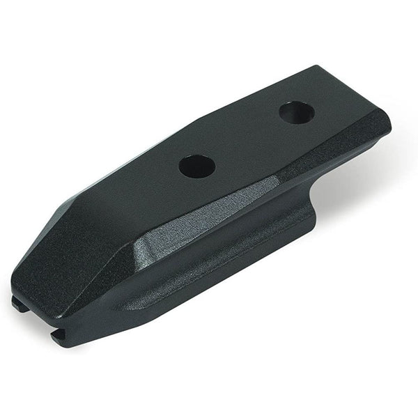 T-Railed ASA Adaptor allowing you to use a T Rail ASA on a 2 hole inline frame. in Black.