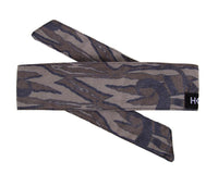 HK Army Hostlewear Headand - Snakes Pattern Brown with Tan background