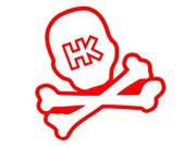 HK Army Giant Car Sticker - Skull