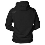 Planet Eclipse Stamp printed Hoody in Black and Grey Back
